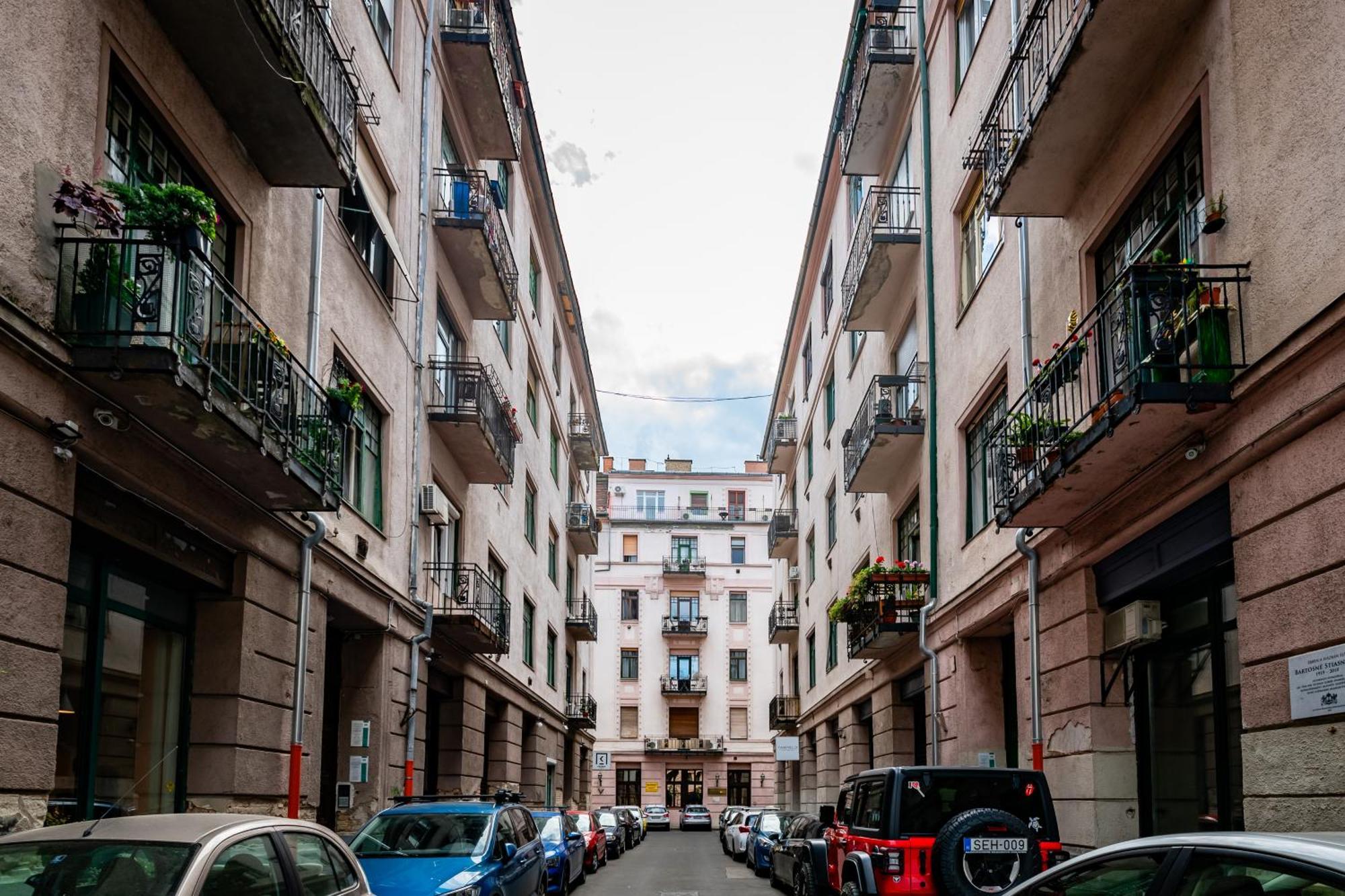 Jungle Aesthetics Downtown Apartman Aircon And Garage Parking Budapeszt Zewnętrze zdjęcie